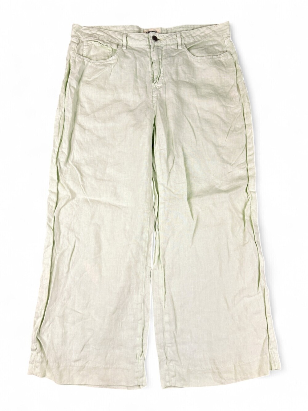 L'Agence Wide Leg Pants Plus Size 32 Pale Mint